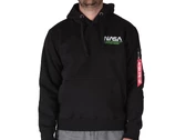 Alpha Industries Skylab Nasa Hoody Black Green man 138336-246