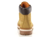 Lumberjack Ankle Boot High Sole Kristy Yellow Dark Brown donna 