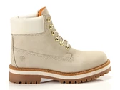 Lumberjack Ankle Boot High Sole Kristy Cream White woman SW50501006 D01M0010