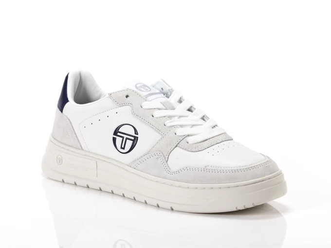 Sergio Tacchini Court Classic Mp White Antique White Maritime Blue man