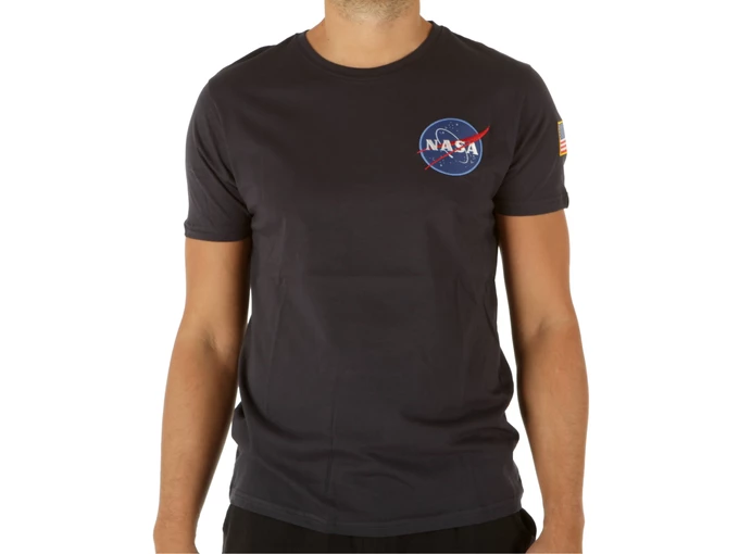 Alpha Industries Space Shuttle T Rep Blue uomo  176507-07