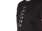 Alpha Industries R Print T-Black uomo  136509-03