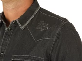 Berna Camicia Jeans Nero homme 215021-30