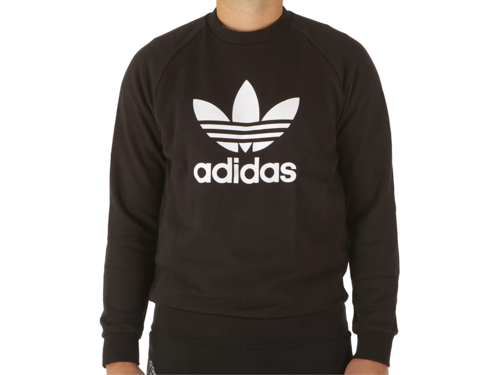 Adidas trefoil crew best sale