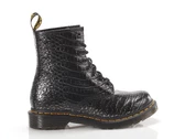 Dr Martens 1460 Gunmetal Croc Embross woman 27249029