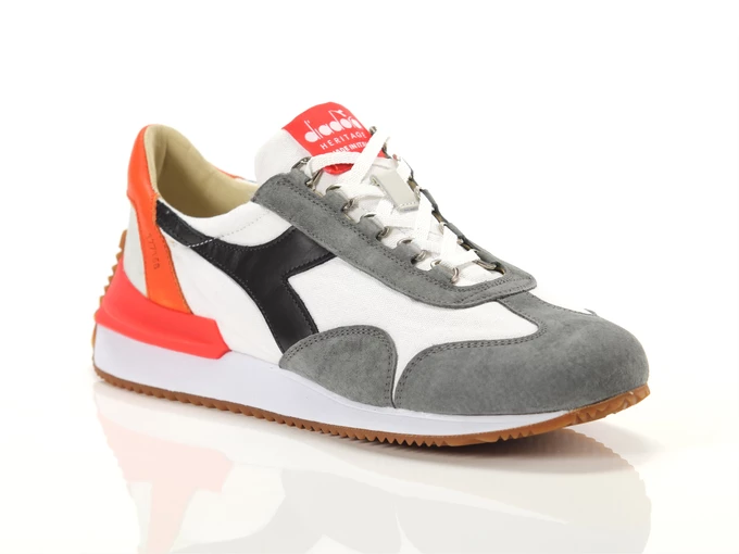 Diadora Heritage Equipe Mad Italia White Cherry Tomato uomo 