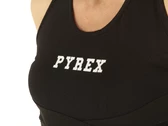 Pyrex Top Donna In Jersey Stretch Nero Stampa Bianca mujer 22EPB42006 NER 