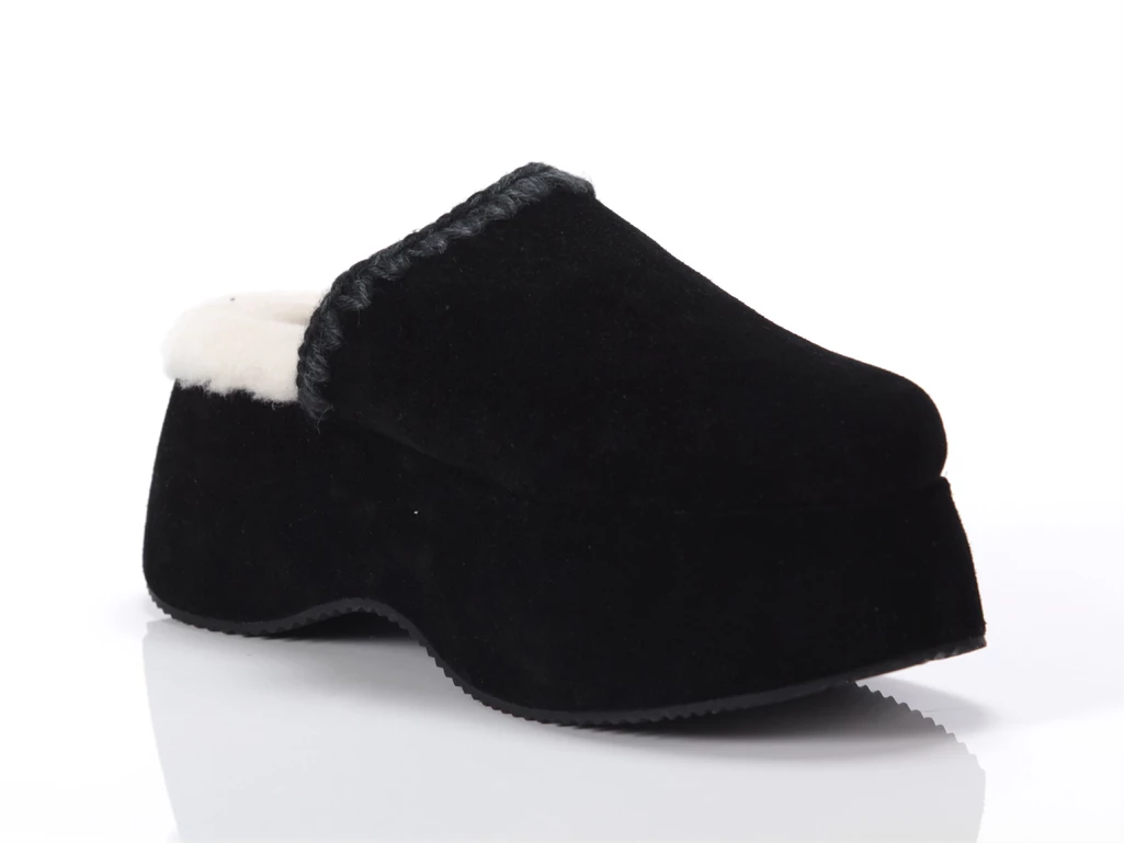 Mou Chunky Platform Suede Black woman MU.FW491006A BKBK