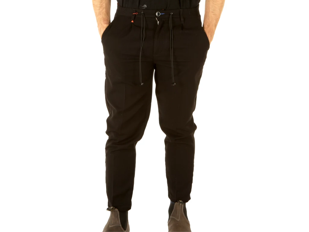 Berna Pantalone Uomo Nero homme 205092-1