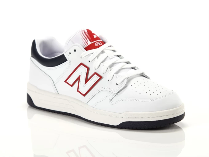 New Balance 480 Bianco Blu Rosso uomo  BB 480 LWG