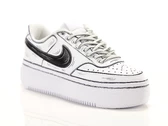 Nike Court Vision Platform Comics Swoosh Black woman DM0113 100 CM4