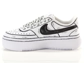 Nike Court Vision Platform Comics Swoosh Black woman DM0113 100 CM4