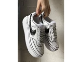 Nike Court Vision Platform Comics Swoosh Black woman DM0113 100 CM4