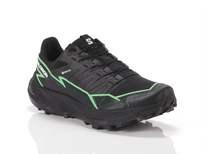 Salomon Thundercross Gtx Black Green Gecko Black man 472790