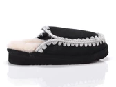 Mou SLIPPER PLAT woman MU.FW101125A BKWHI