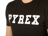 Pyrex T-Shirt In Jersey Uomo Nero Stampa Bianca man 22EPB34200 NEB