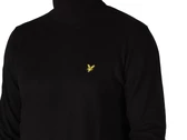 Lyle & Scott Cotton Merino Long Turtleneck Jumper Jet Black man KN2103V Z865