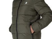 Superdry Hooded Sports Puffer Jacket Dark Moss Green man M5011827A 1IP