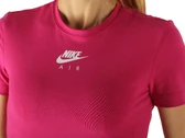 Nike W Nsw Air Ss Top Crop Firebarry White woman CZ8632 615