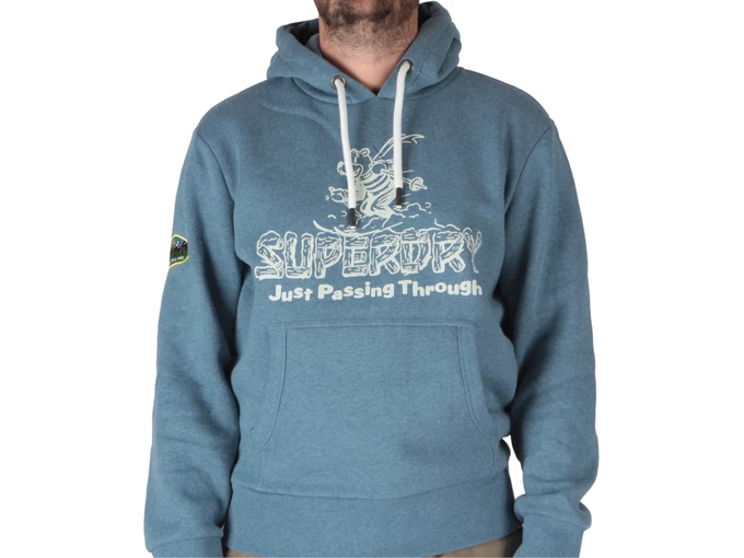 Superdry Travel Postcard Graphic Hoodie man M2013170A 1KT