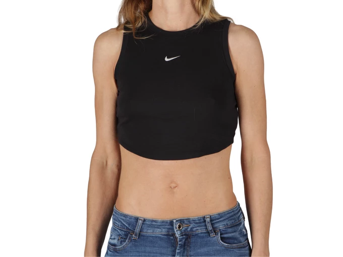 Nike W NSW ESSNTL RIB CRP TANK mujer FB8279 010 