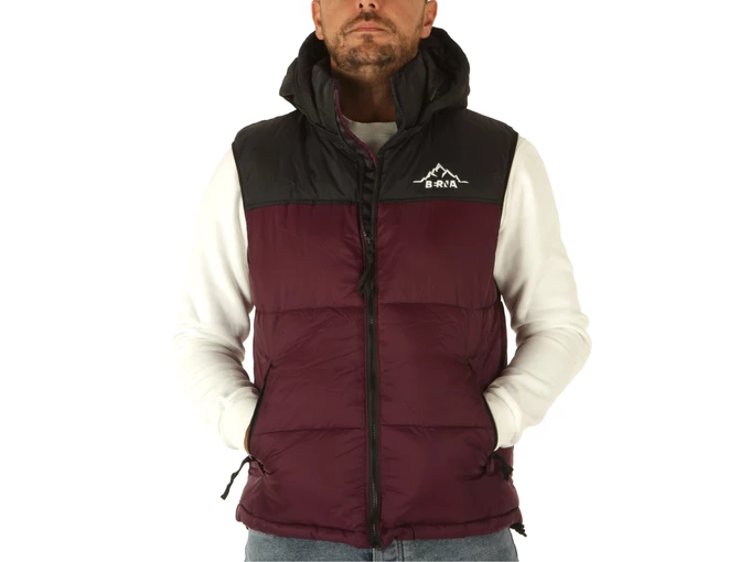 Berna Gilet Uomo Viola homme 215093-9