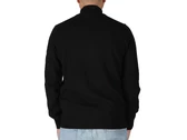 Lyle & Scott Lambswool Blend Zip Trough Cardigan Jet Black Marl man KN2102V W155