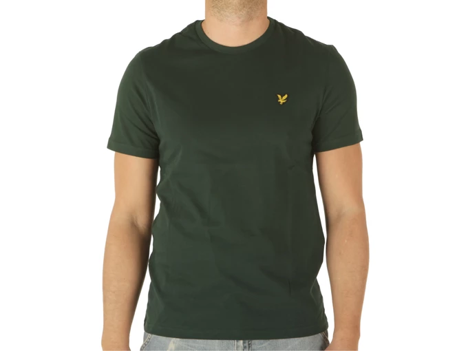 Lyle & Scott Plain T-Shirt Dark Green man TS400VOG W486