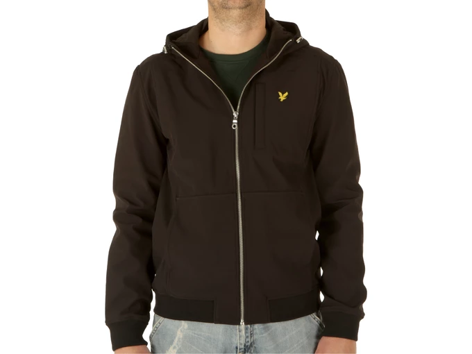 Lyle & Scott Softshell Jacket Jet Black hombre JK1424V Z865 