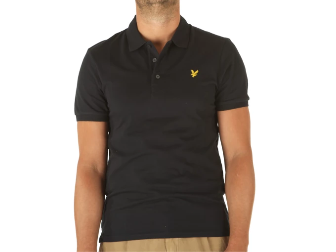 Lyle & Scott Plain Polo Shirt Dark Navy uomo  SP400VOG Z271