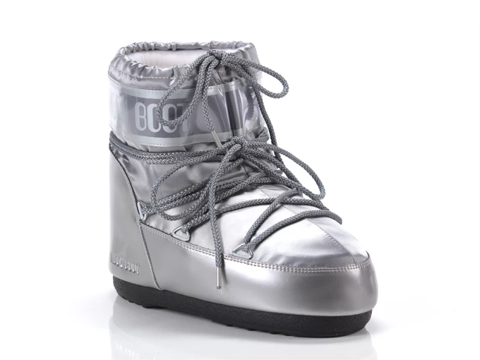 Moon Boot Moon Boot Icon Low Glance Silver unisex  80D1409350