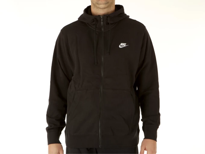 Nike M NSW Club Hoodie FZ FT uomo  BV2648 010