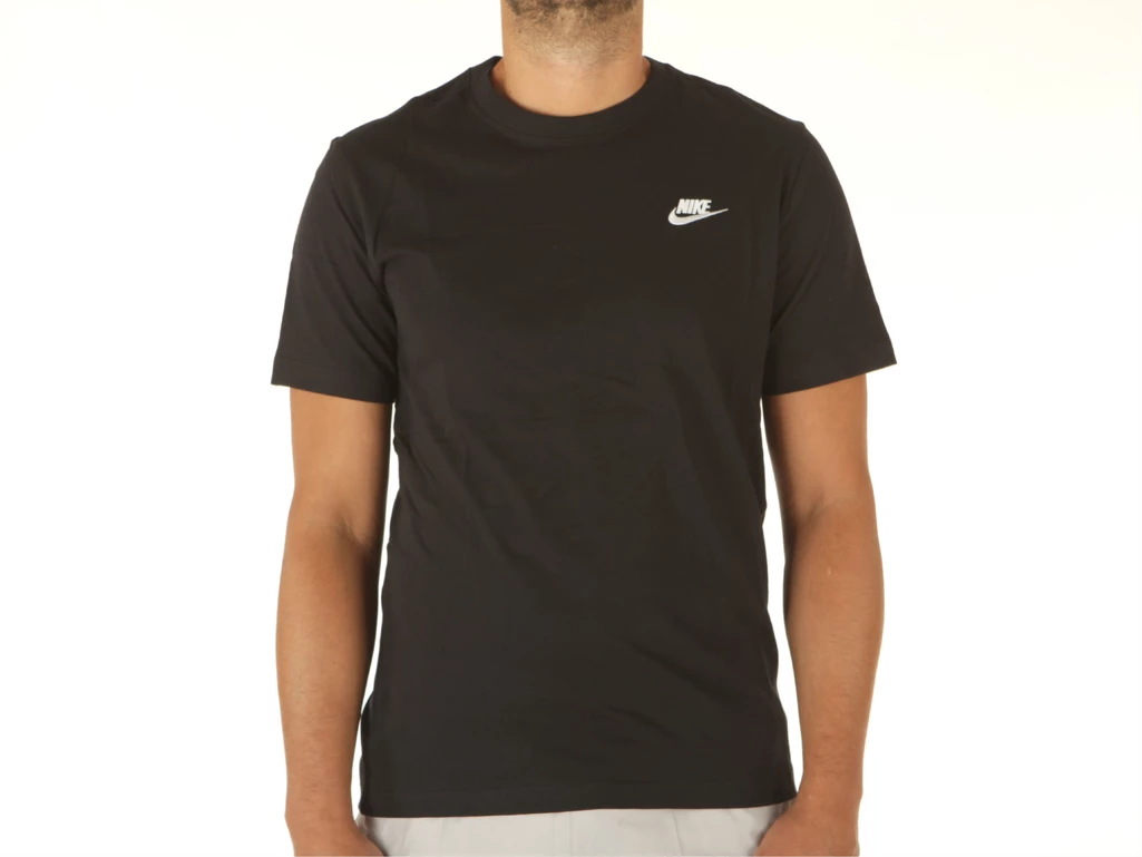 Nike M Nsw Club Tee Black White uomo  AR4997 013