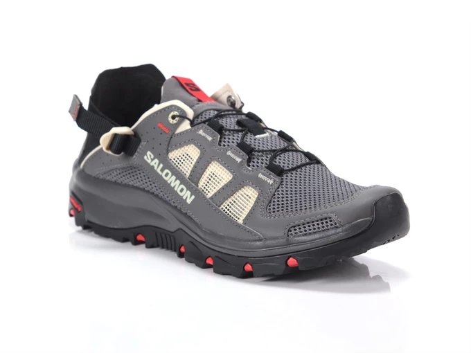 Salomon Techamphibian 5 Pewter Moth Fiery Red hombre 471149 