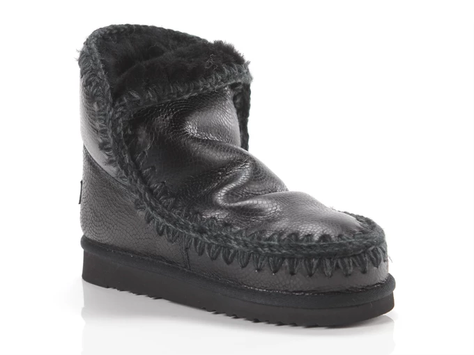 Mou Eskimo 18 Embossed Spyral Black woman MU.FW101001B SPYBK