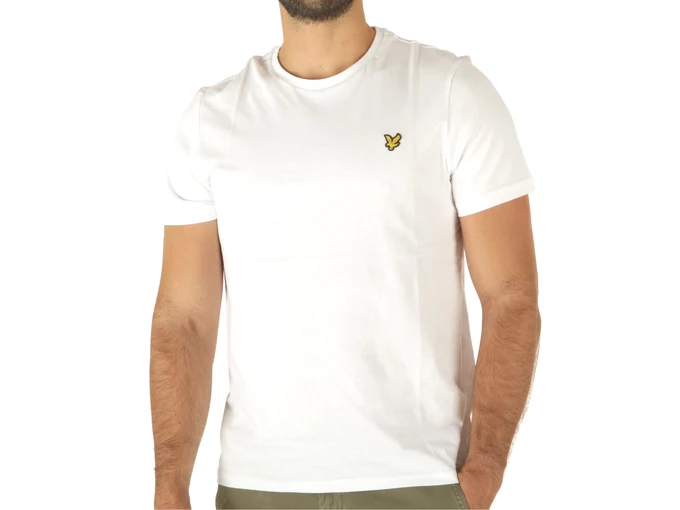 Lyle & Scott Plain T-Shirt White uomo  TS400VOG 626