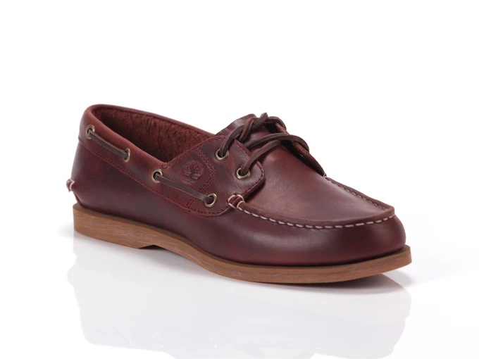 Timberland Classic Boat Shoe Burgundy Full Grain femme TB0A2Q9XEIW