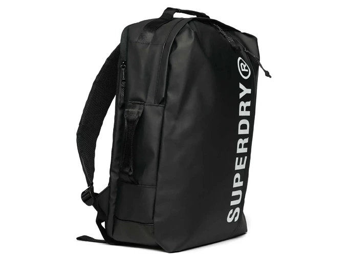 Superdry 35L Tarp Backpack Black Optic unisex W9110368A 33B 