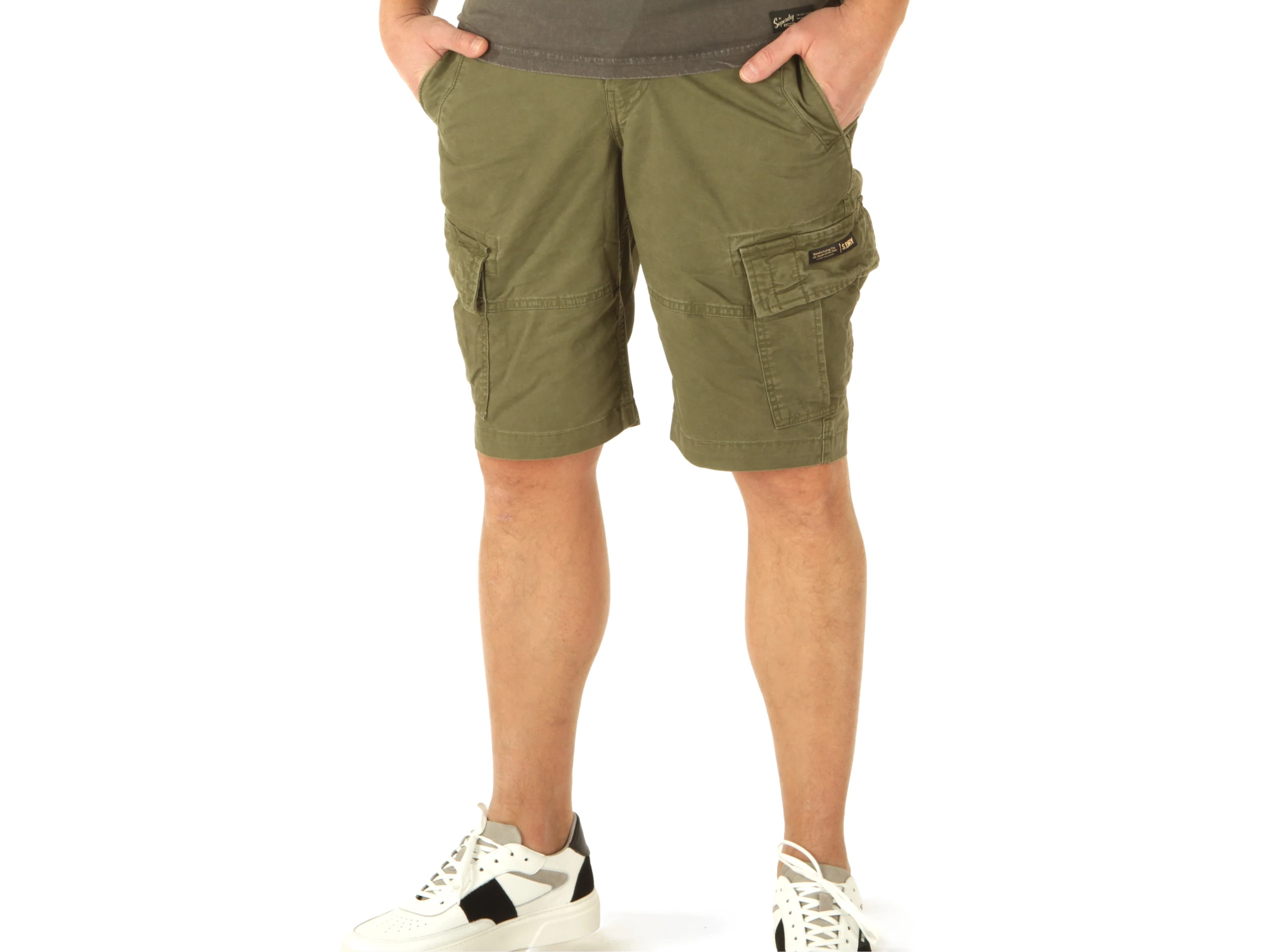 Superdry Vintage Core Cargo Short Authentic Khaki man M7110300A 3LS ...