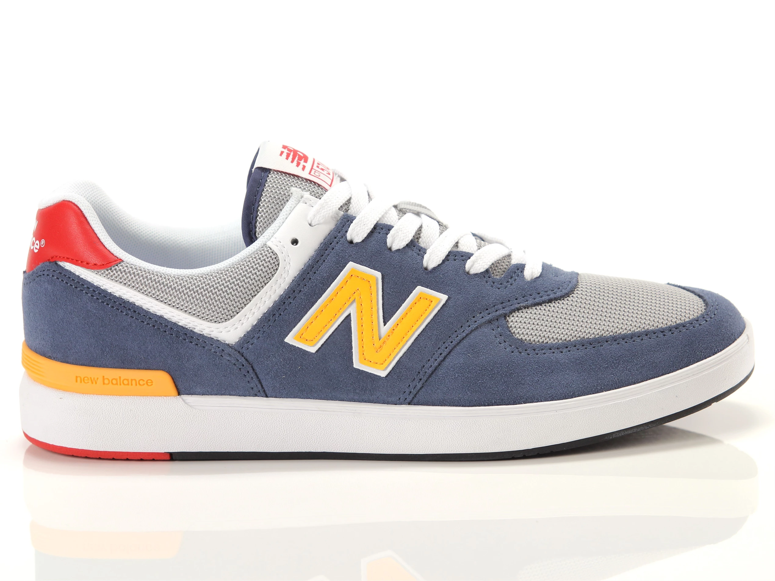 New balance 574 clearance navy yellow