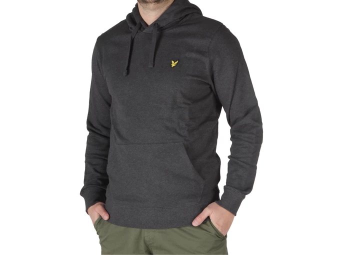 Lyle & Scott Pullover Hoodie Charcoal Marl hombre ML416VOG 398 