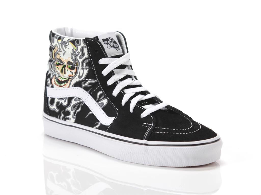 Vans Sk8 Hi Flame Skull homme VN0007NSBMW