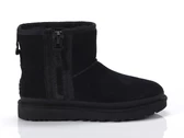 UGG Classic Mini Zipper Tape Logo Black femme 1144034 BLK