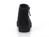 UGG Classic Mini Zipper Tape Logo Black woman 1144034 BLK