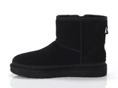 UGG Classic Mini Zipper Tape Logo Black woman 1144034 BLK