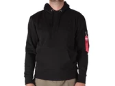 Alpha Industries Emb Hoody Black homme 138333-03