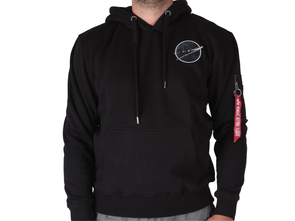 Alpha Industries Dark Side Hoody Black Reflective man 108337-285