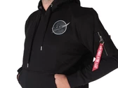 Alpha Industries Dark Side Hoody Black Reflective uomo 