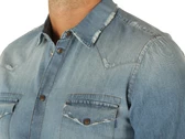 Berna Camicia Jeans Rotture uomo  223205-30