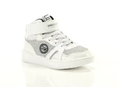 Enrico Coveri Sportswear Fly Girl Glitter Mix Wht Silver niño CKS124328 01 